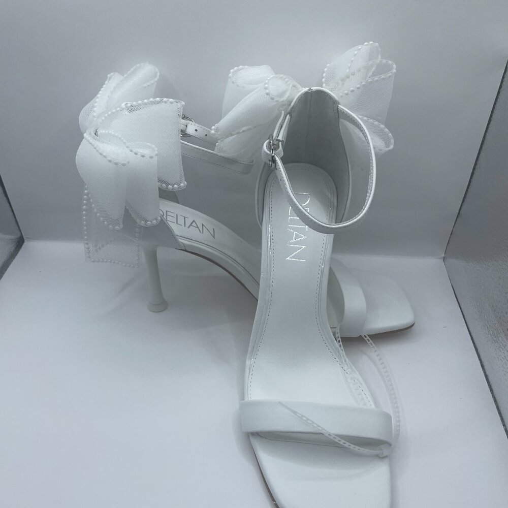 DELTAN BOW DRESS SANDALS (8.5) - Picture 8 of 13